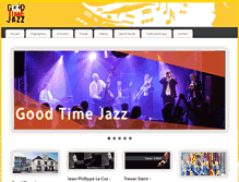 Tablet Screenshot of goodtimejazz.fr